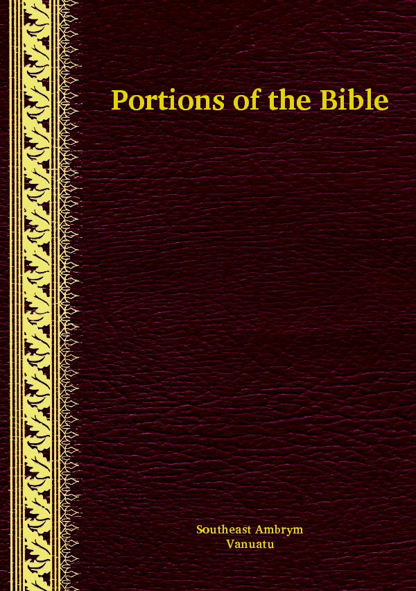 Ambrym, Southeast Bible portions [tvk]