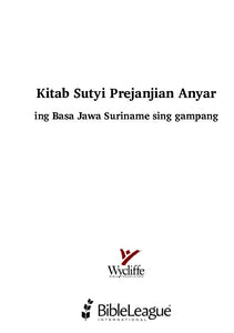 Surinaams Javaans NT [jvn]