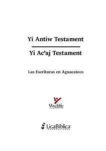 Aguacateco Bible [agu]