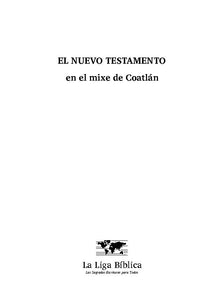 Mixe de Coatlan NT - (mco)